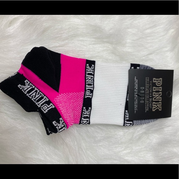 4PK PINK Victoria’s Secret Socks - Picture 4 of 8
